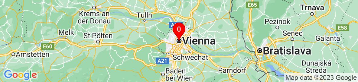 Map of Wien, Österreich. Weitere detaillierte Karte ist nur für registrierte Benutzer. Bitte registrieren oder einloggen.