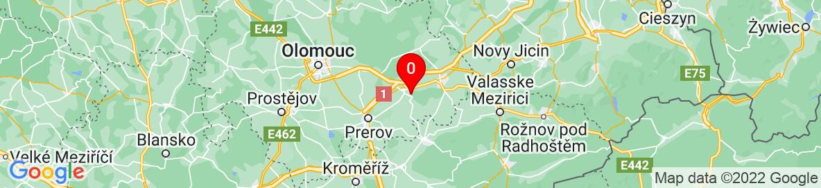 Map of Týn nad Bečvou, Okres Přerov, Olomoucký kraj, Tschechien. Weitere detaillierte Karte ist nur für registrierte Benutzer. Bitte registrieren oder einloggen.