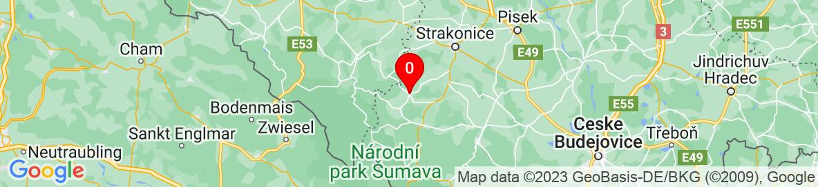 Map of Vacov, Prachatice, Jihočeský kraj, Česko. Weitere detaillierte Karte ist nur für registrierte Benutzer. Bitte registrieren oder einloggen.