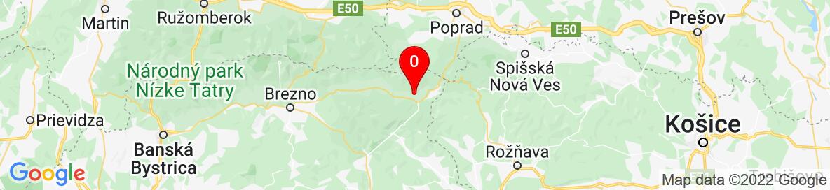 Map of Šumiac, Okres Brezno, Banskobystrický kraj, Slowakei. Weitere detaillierte Karte ist nur für registrierte Benutzer. Bitte registrieren oder einloggen.